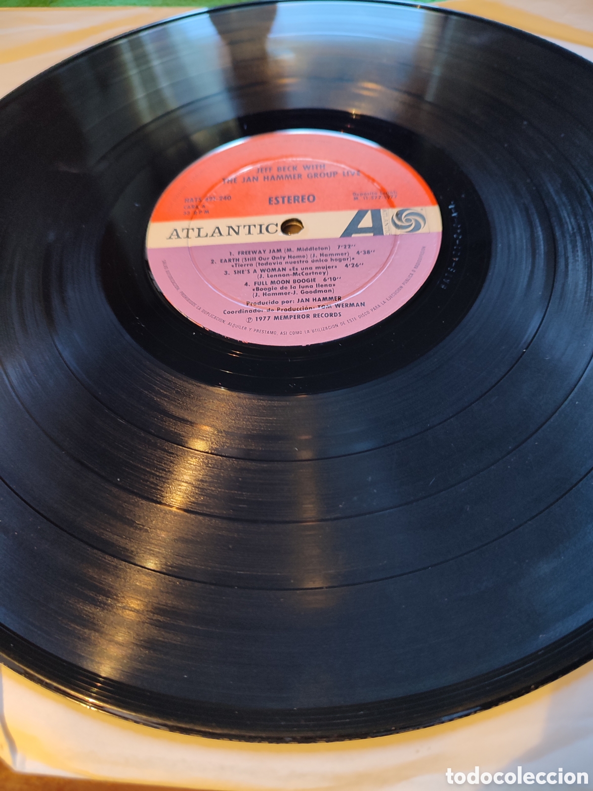 Discos de vinilo: Jeff Beck With Jan Hammer Group live - Foto 3