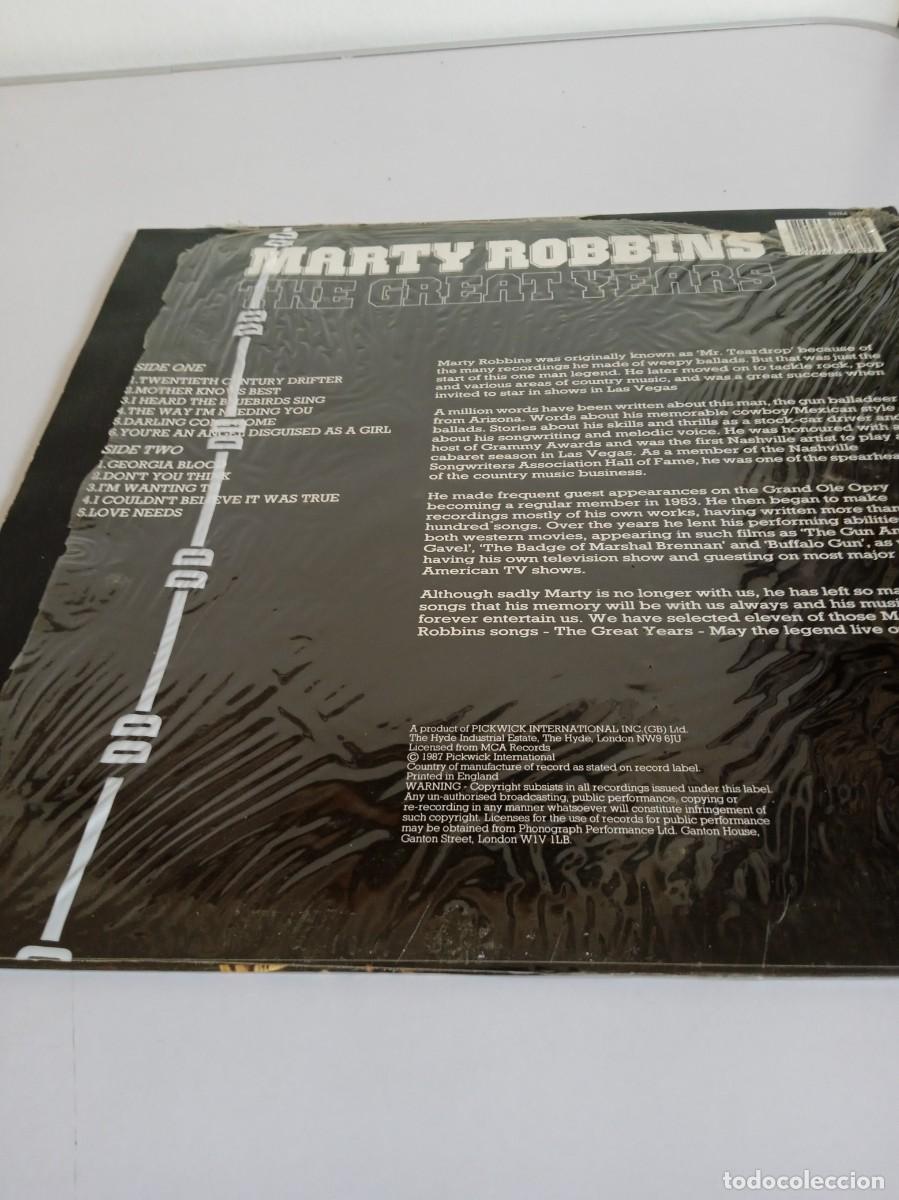 Discos de vinilo: MARTY ROBBINS The Great Years - Foto 2