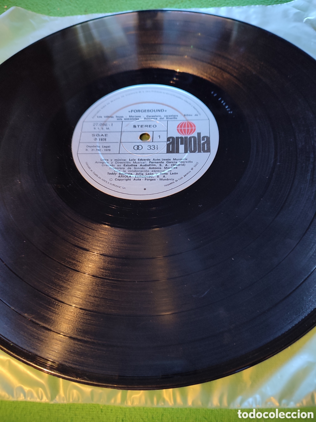 Discos de vinilo: Forgesound - Me lo temia - Foto 2