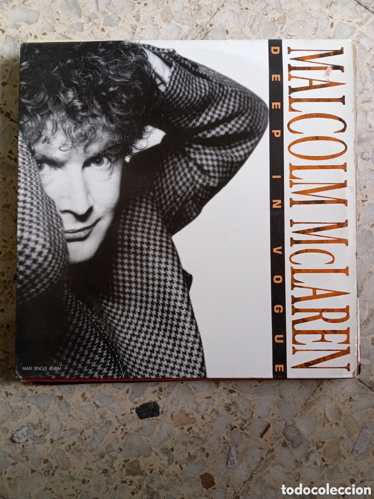 Discos de vinilo: MAXI 12&rdquo; MALCOLM McLAREN DEEP IN VOGUE - Foto 1