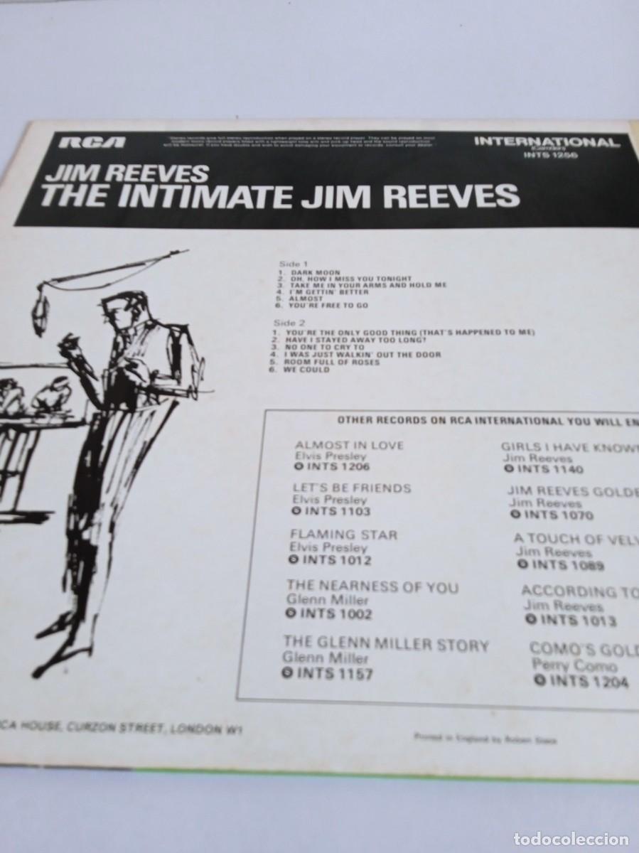 Discos de vinilo: JIM REEVES The Intimate - Foto 2