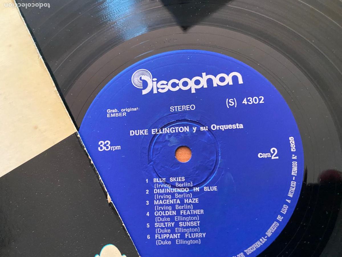 Discos de vinilo: DUKE ELLINGTON. ITS LP ESPA&Ntilde;A 1966 (B-49) - Foto 2