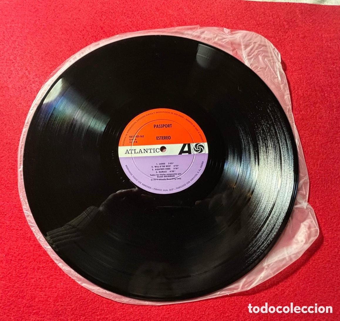 Discos de vinilo: Passport-&ldquo;Cross-Collateral&rdquo; Lp 1975 - Foto 3