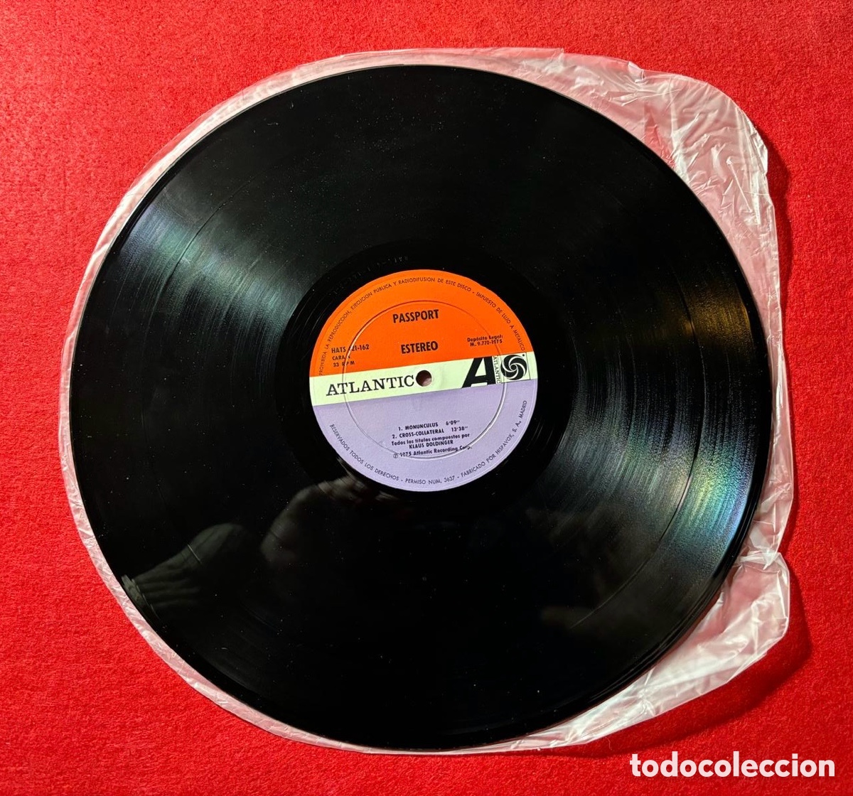 Discos de vinilo: Passport-&ldquo;Cross-Collateral&rdquo; Lp 1975 - Foto 4