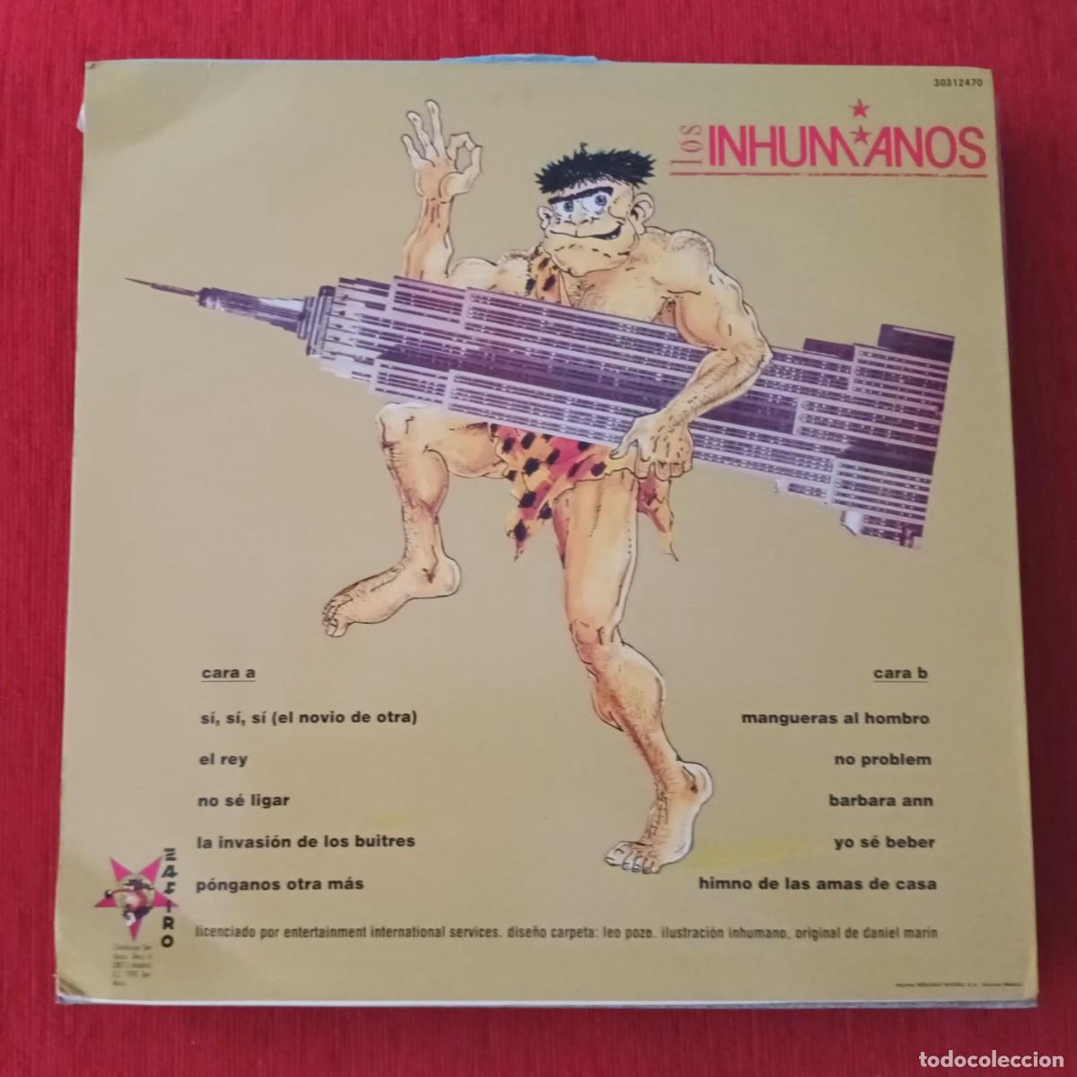 Discos de vinilo: LOS INHUMANOS - NO PROBLEM - LP - Foto 2