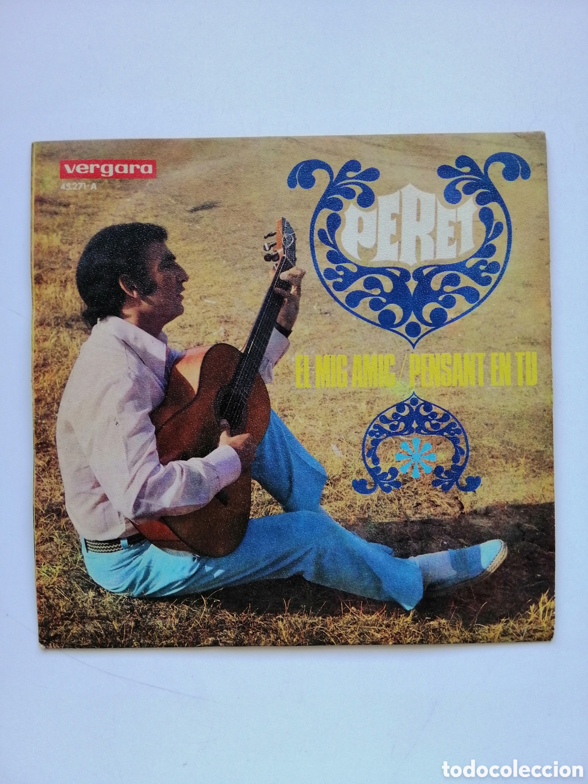 Discos de vinilo: El mig amic / pensant en tu peret vinilo - Foto 1
