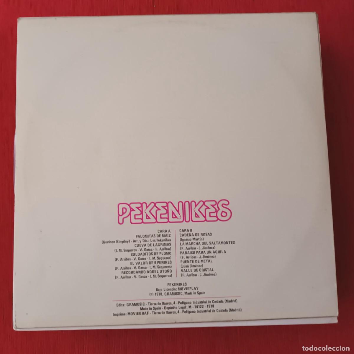 Discos de vinilo: PEKENIKES - LP - PALOMITAS DE MAIZ + 9 - Foto 2