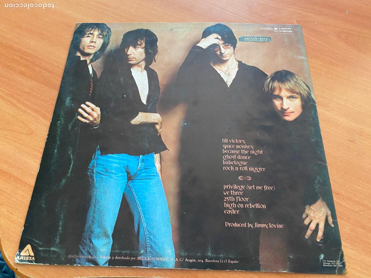 Discos de vinilo: PATTI SMITH GROUP (EASTER) LP ESPA&Ntilde;A 1983 (B-49) - Foto 3