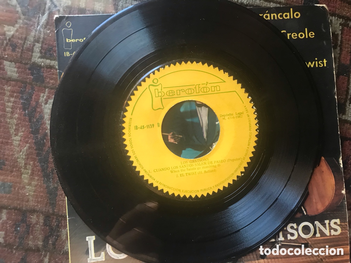 Discos de vinilo: Los Gratsons. Arr&aacute;ncalo. Muy dif&iacute;cil - Foto 4