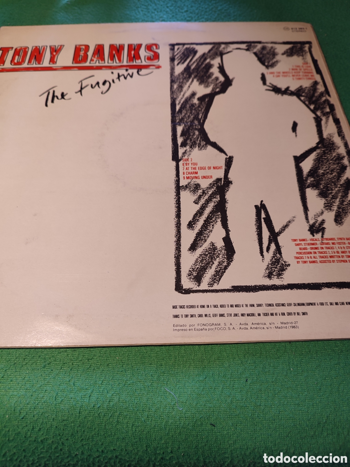 Discos de vinilo: Tony Banks - The fugitive - Foto 2