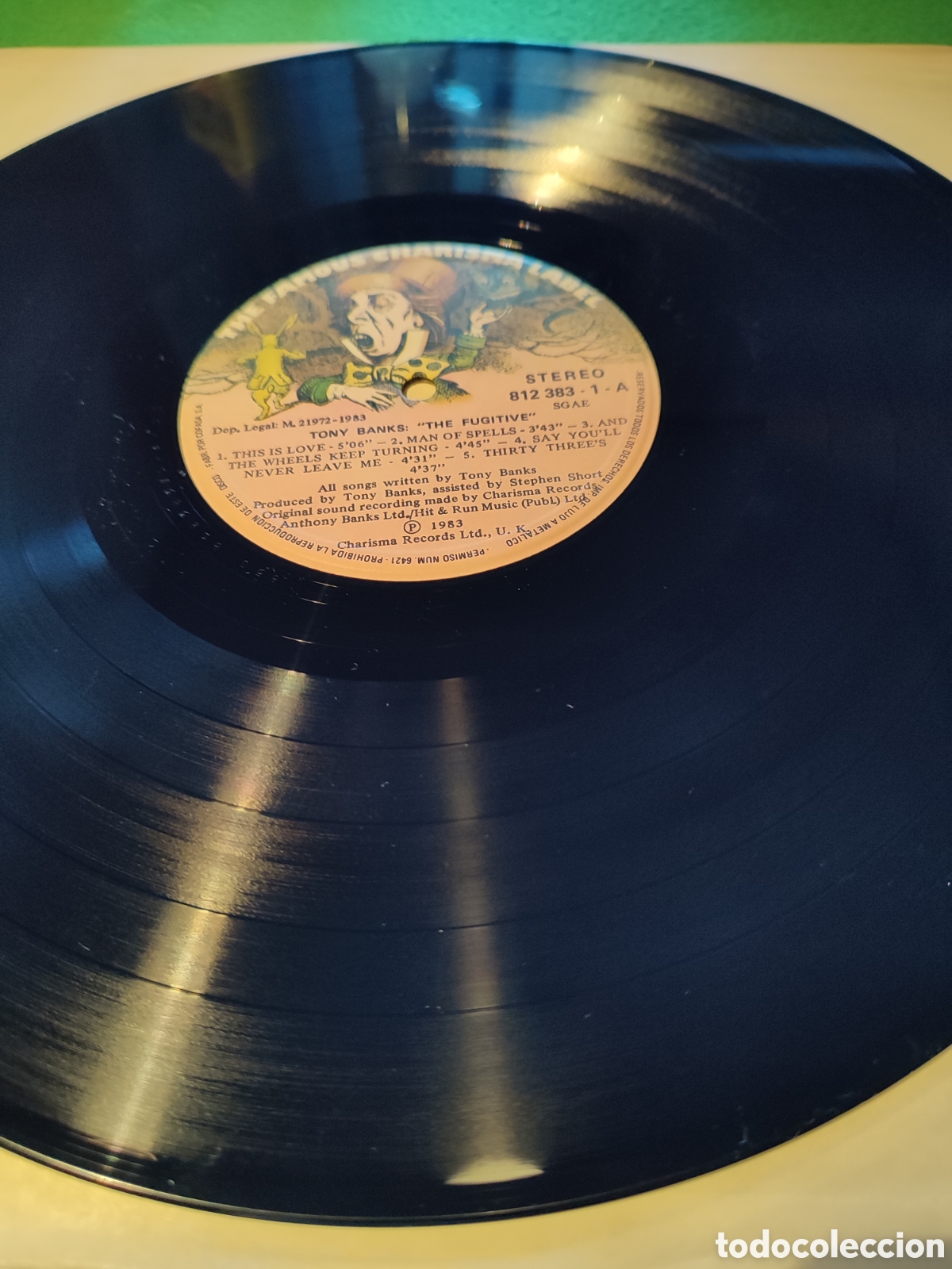Discos de vinilo: Tony Banks - The fugitive - Foto 3