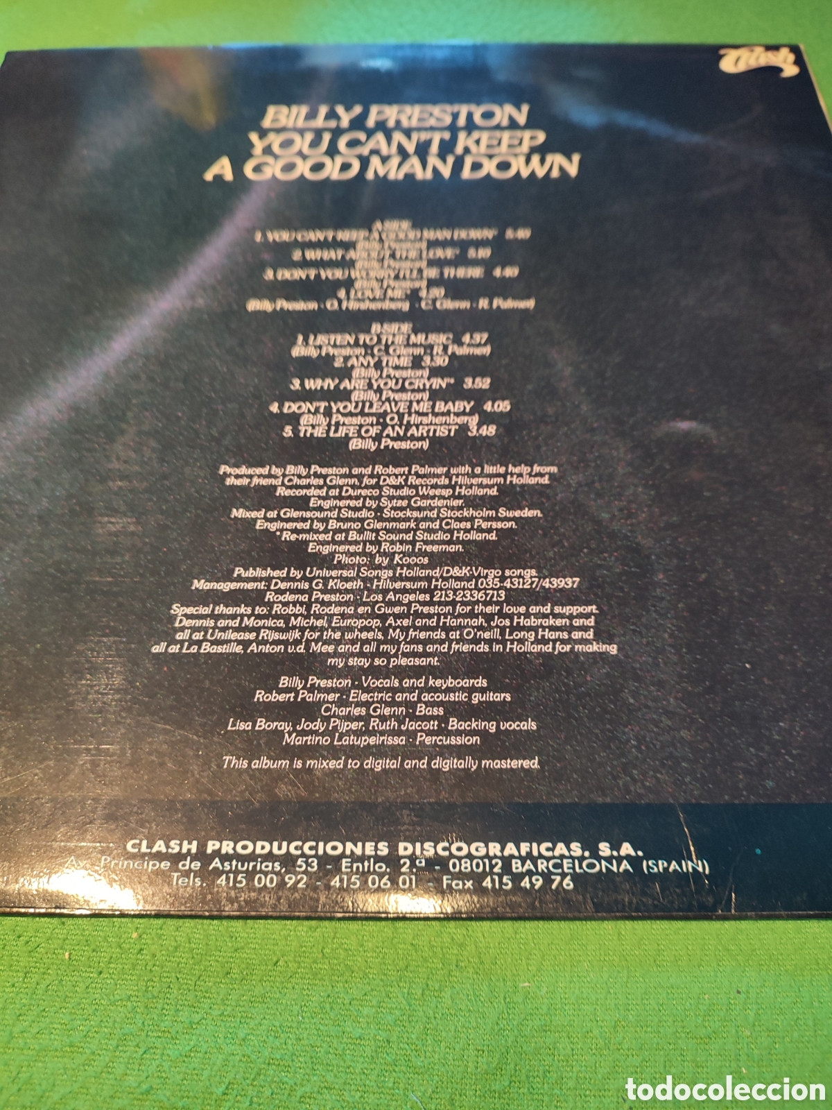 Discos de vinilo: Billy Preston - You cant keep a Good man - Foto 2
