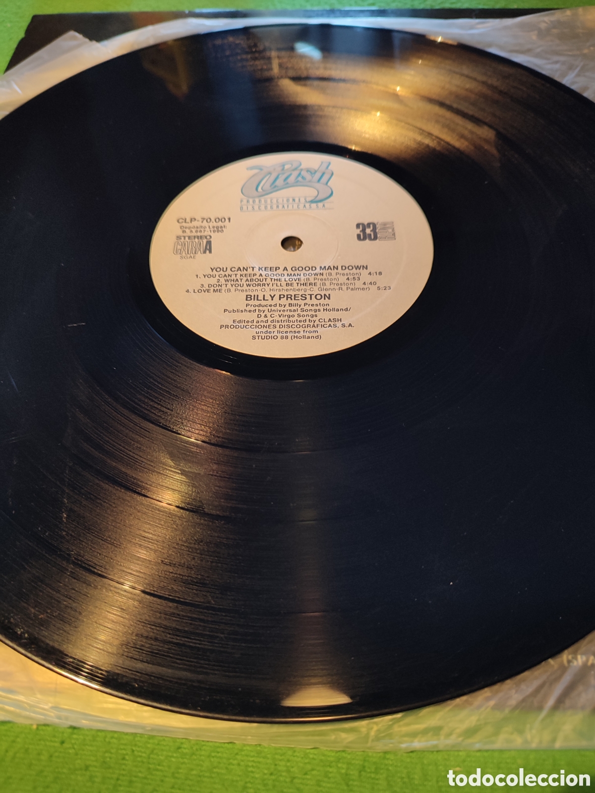 Discos de vinilo: Billy Preston - You cant keep a Good man - Foto 3