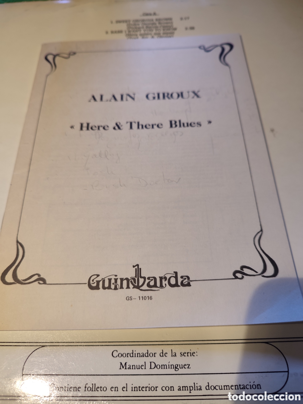 Discos de vinilo: Alain Giroux - Here & There Blues - Foto 2