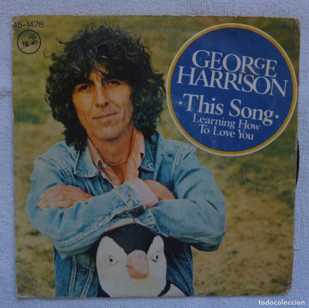Discos de vinilo: GEORGE HARRISON // THIS SONG // 1976 // SINGLE - Foto 1