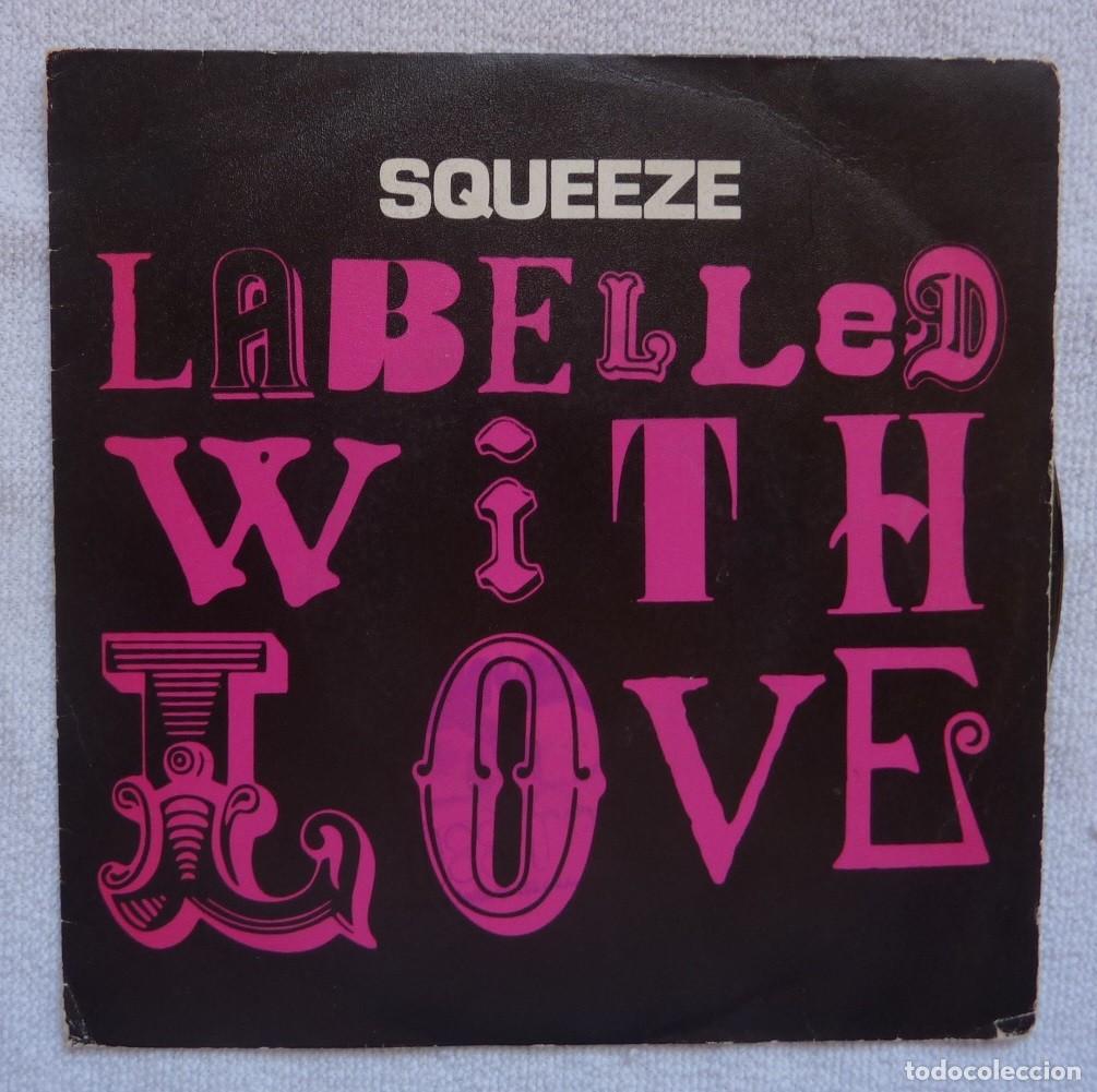 Discos de vinilo: SQUEEZE // LABELLED WITH LOVE // PROMOCIONAL // 1981 // SINGLE - Foto 1