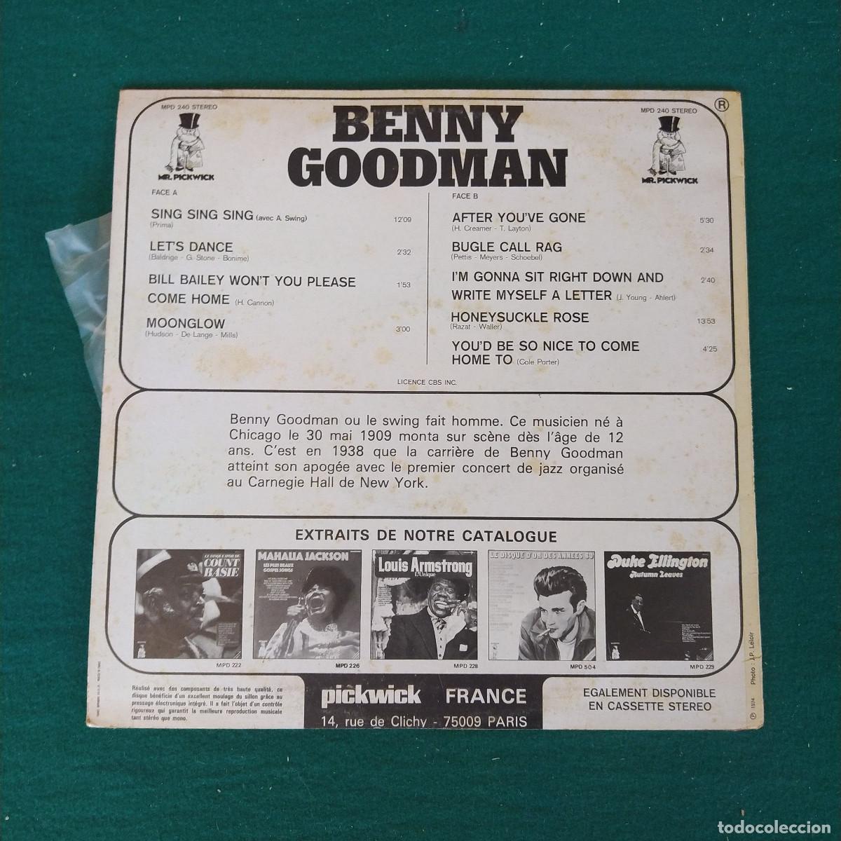 Discos de vinilo: Benny Goodman &ndash; Sing Sing Sing - Foto 2
