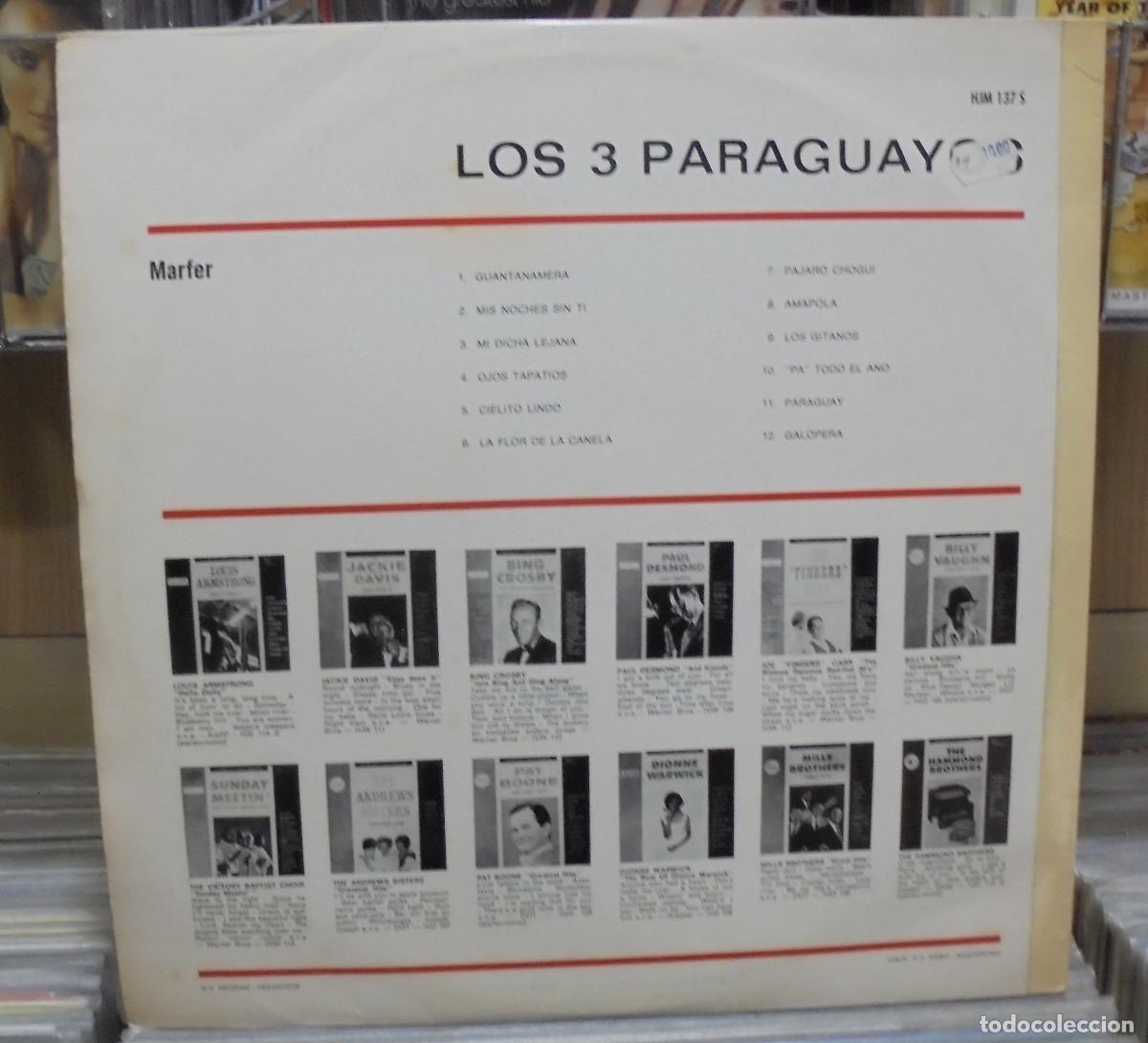 Discos de vinilo: Los 3 paraguayos -- LP - Foto 2