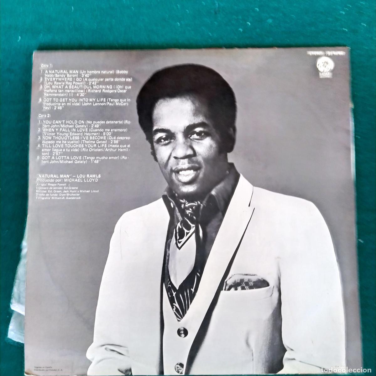 Discos de vinilo: Lou Rawls &ndash; Natural Man - Foto 2