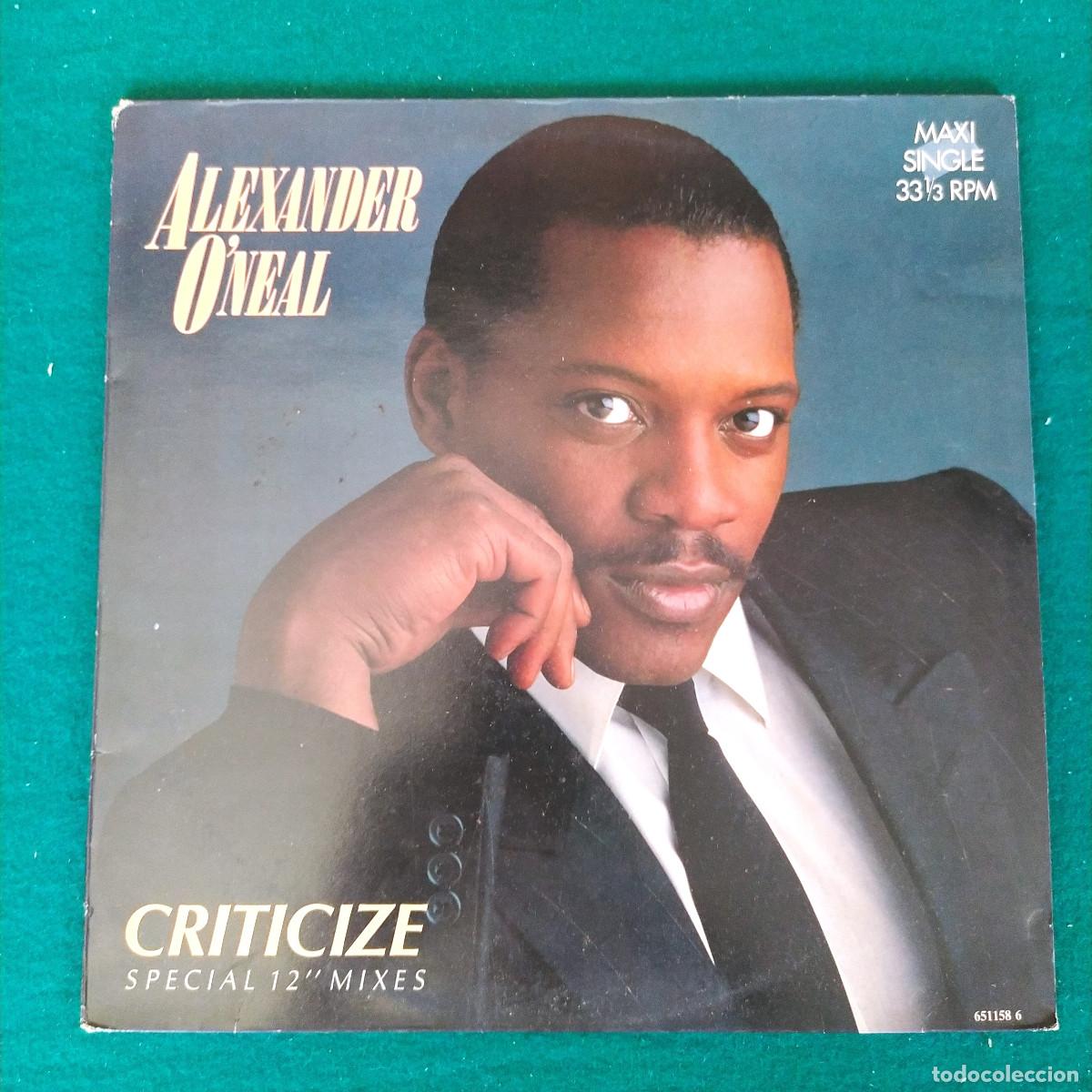 Discos de vinilo: Alexander ONeal &ndash; Criticize (Special 12&rdquo; Mixes) - Foto 1
