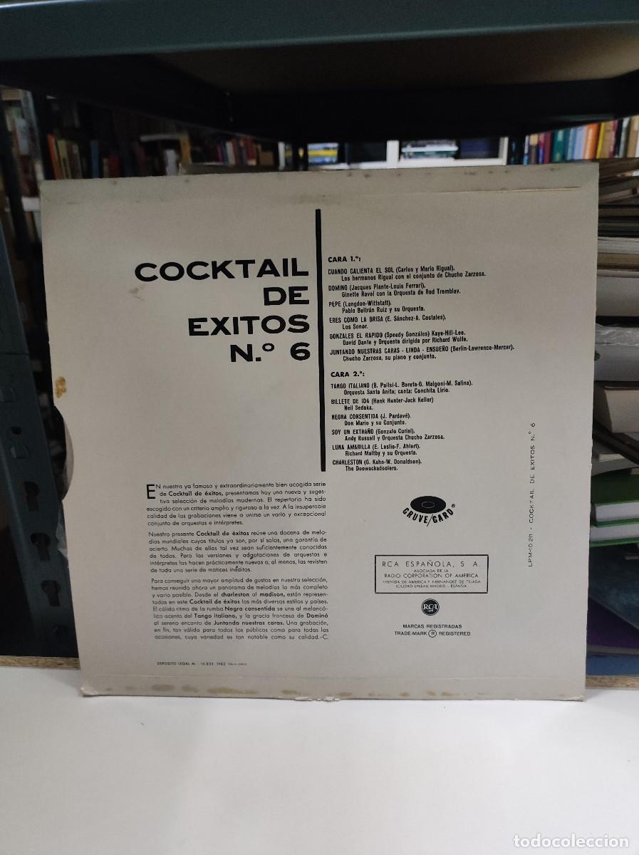 Discos de vinilo: COCKTAIL DE EXITOS N6 - Foto 2