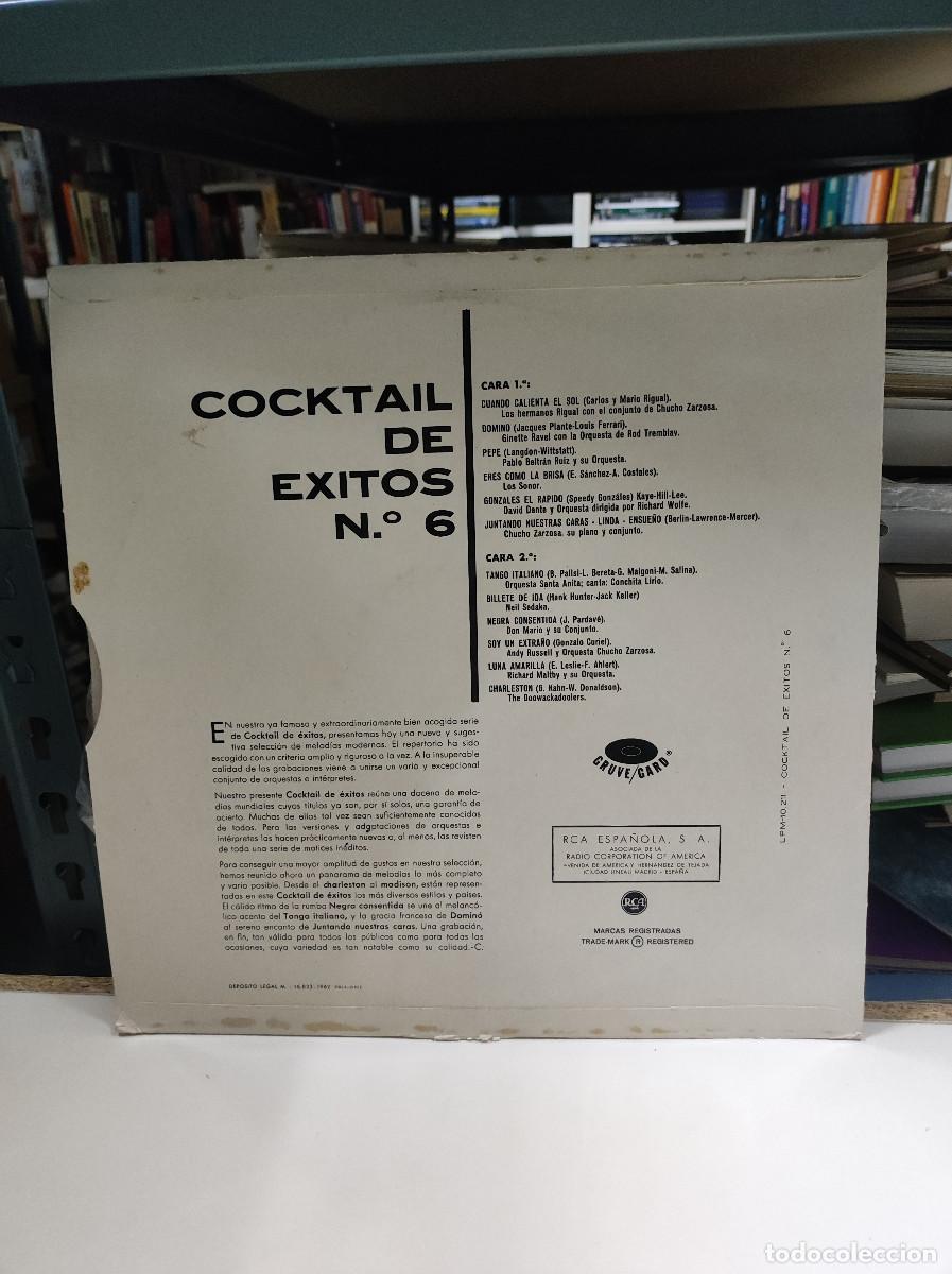 Discos de vinilo: COCKTAIL DE EXITOS N6 - Foto 3