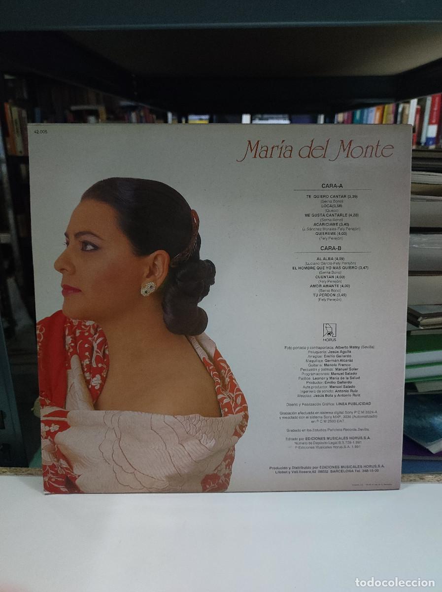 Discos de vinilo: Mar&iacute;a Del Monte &ndash; Al Alba - Foto 2