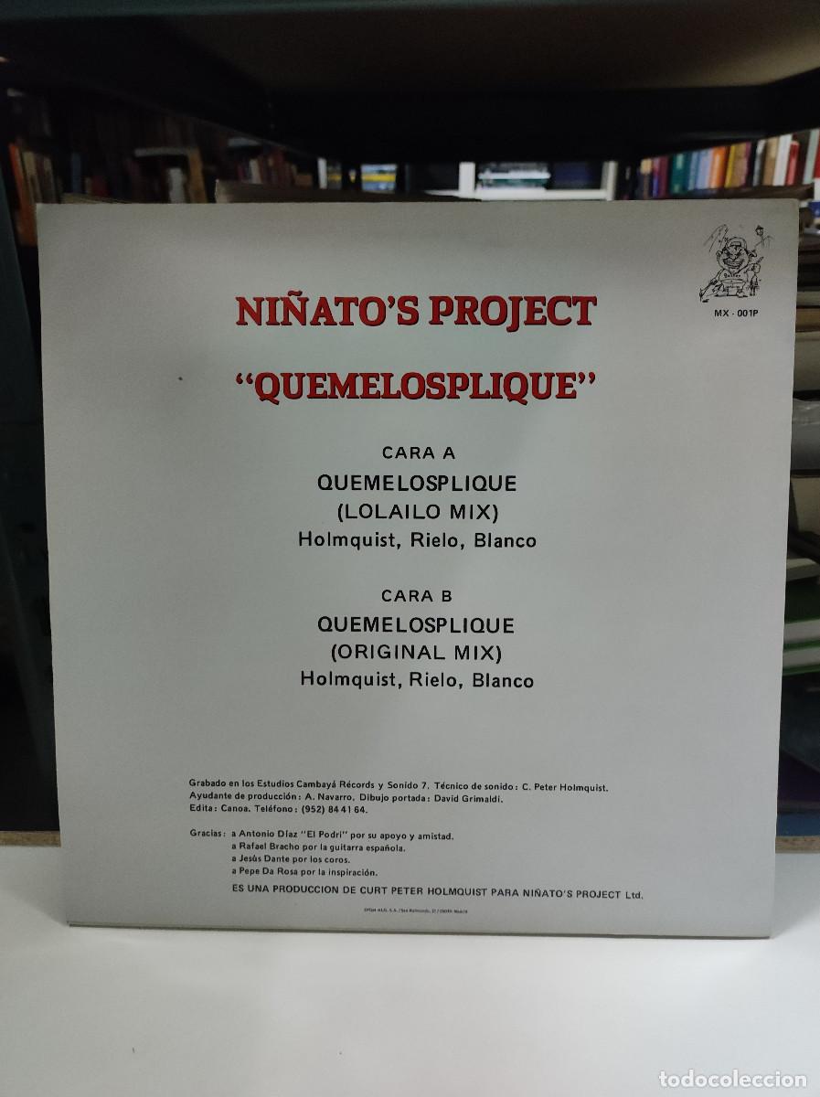 Discos de vinilo: Ni&ntilde;atos Project &ndash; Quemelosplique - Foto 2