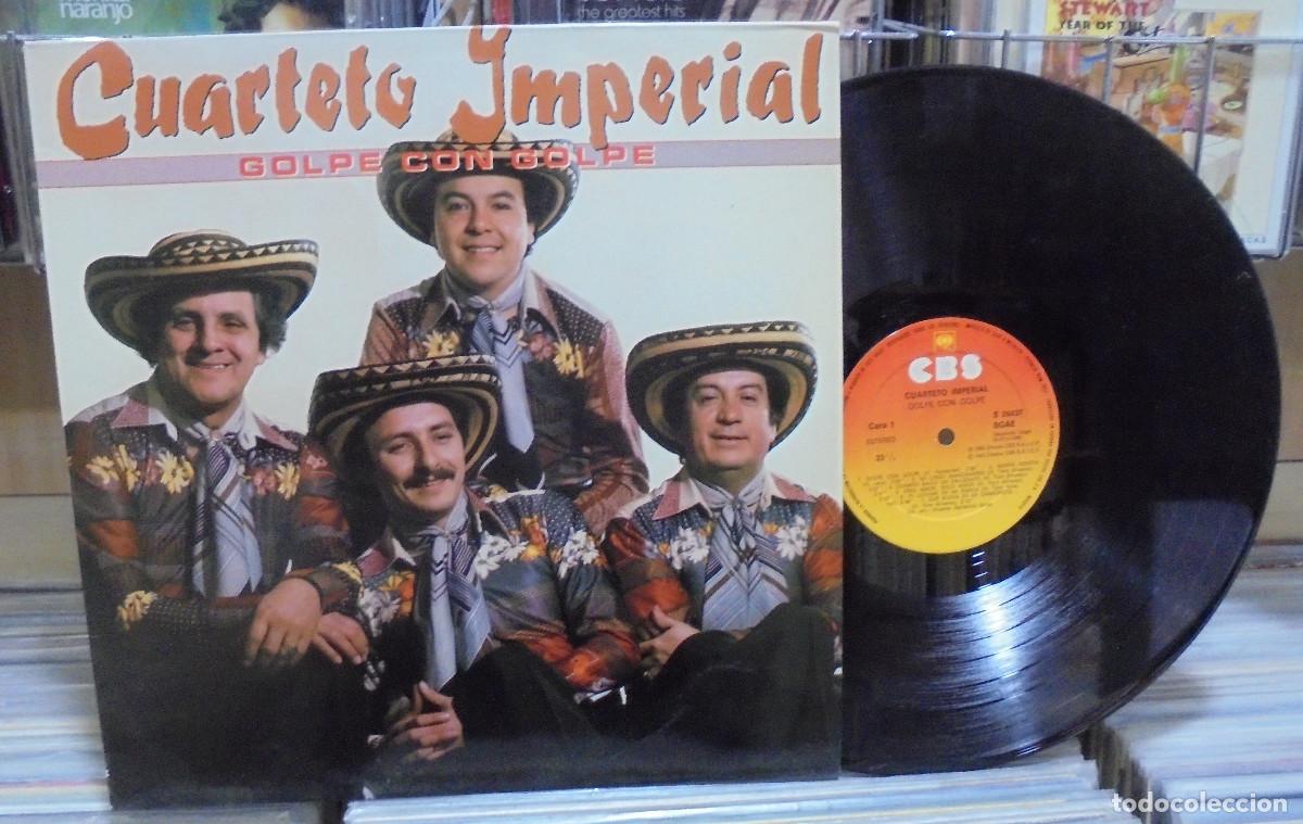 Discos de vinilo: Cuarteto imperial. Golpe con golpe. CBS 1985 -- LP - Foto 1