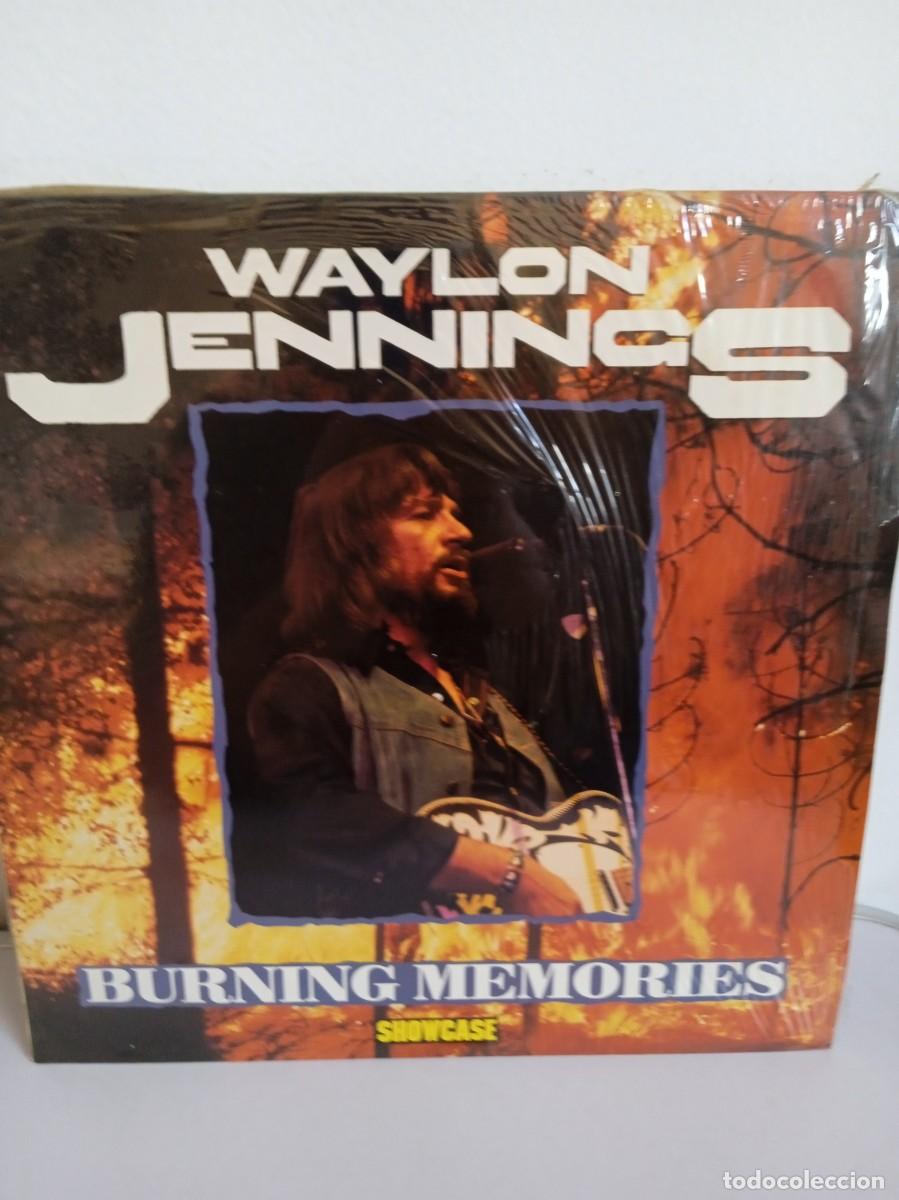 Discos de vinilo: WAYLON JENNINGS Burning Memories - Foto 1