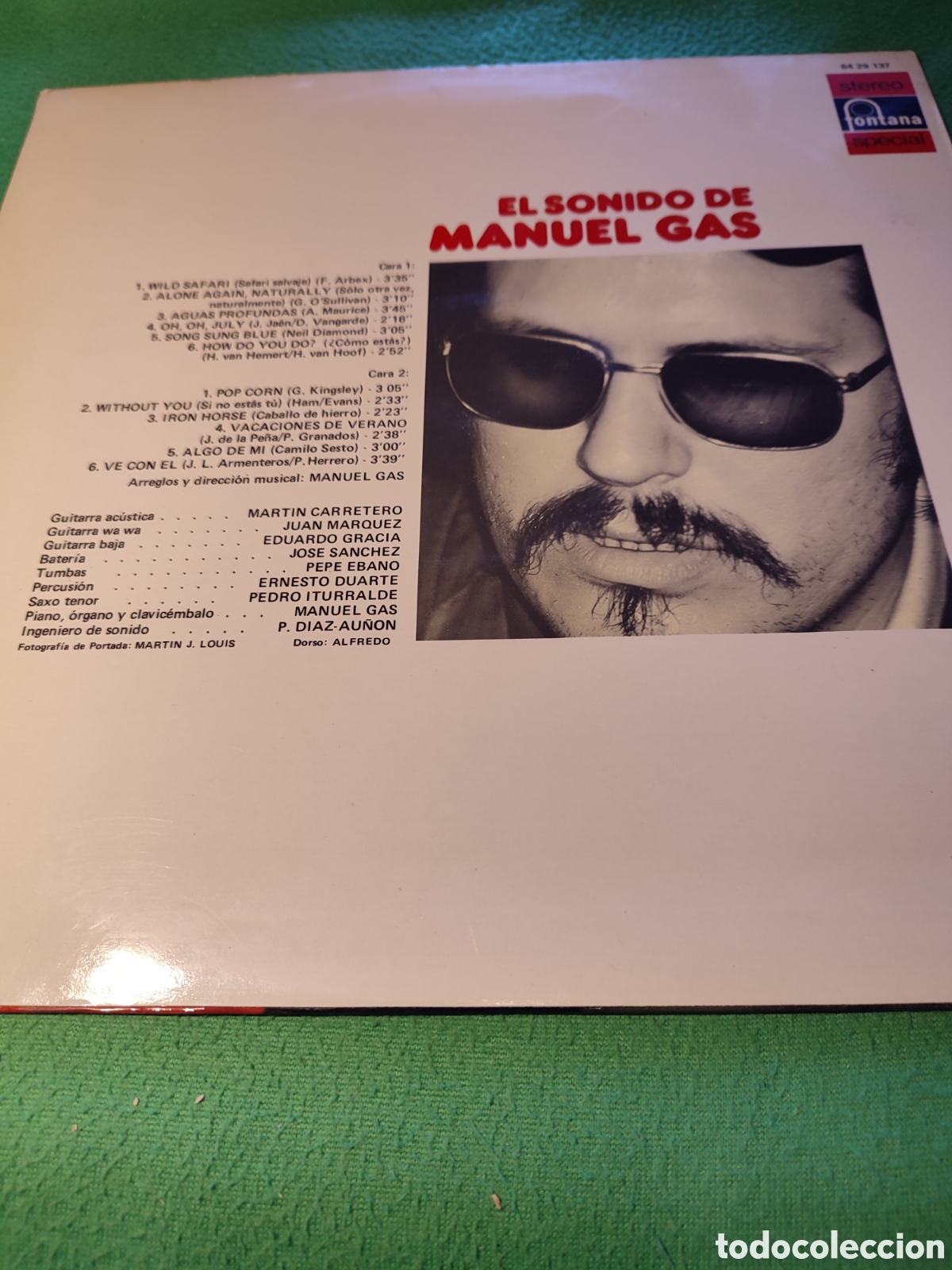 Discos de vinilo: Manuel Gas - El sonido de Manuel Gas - Foto 2