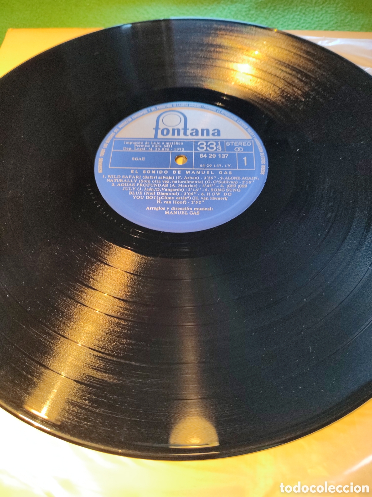 Discos de vinilo: Manuel Gas - El sonido de Manuel Gas - Foto 3