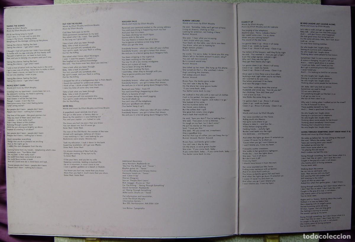 Discos de vinilo: ELLIOTT MURPHY.MILWAUKEE...EX - Foto 3