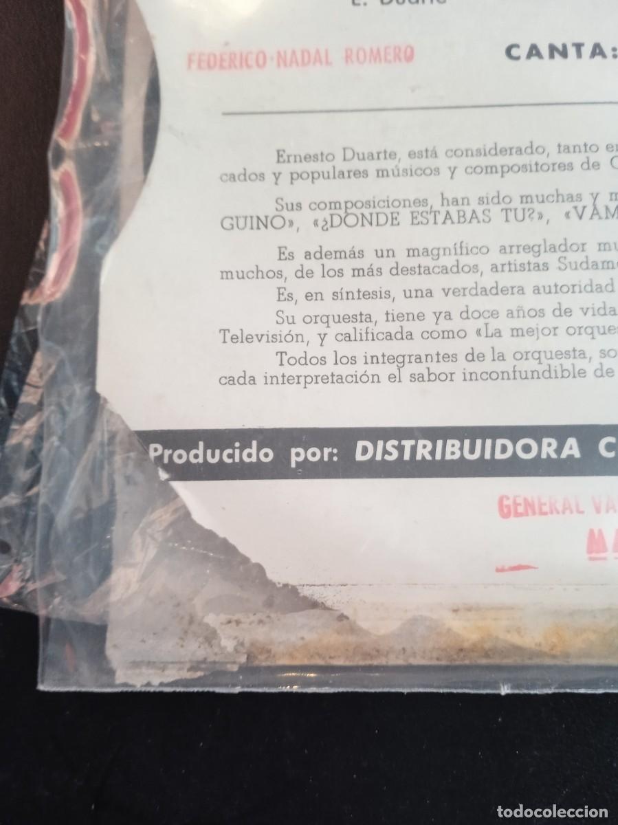 Discos de vinilo: ERNESTO DUARTE Y SU SABOR CUBANO- EP. - Foto 3