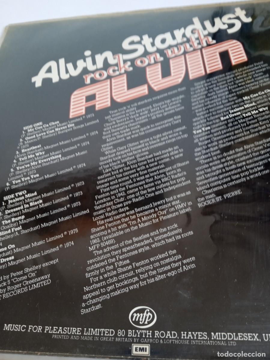 Discos de vinilo: ALVIN STARDUST Rock On With Alvin - Foto 2