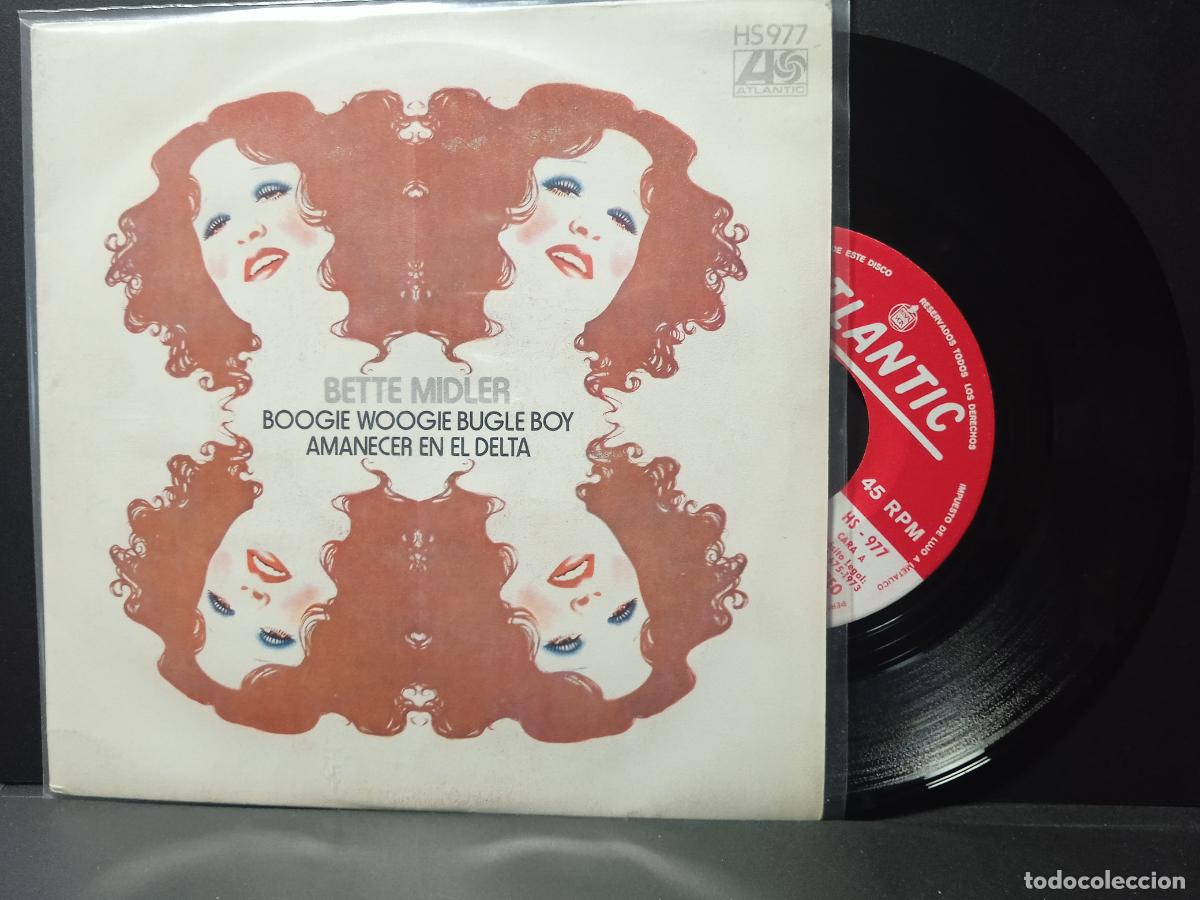 Discos de vinilo: BETTE MIDLER BOOGIE WOOGIE BUGLE BOY SINGLE SPAIN 1973 PDELUXE - Foto 1