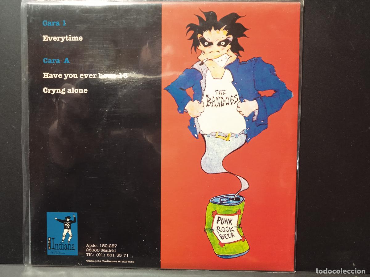 Discos de vinilo: BANDOGS EVERYTIME SINGLE SPAIN 1995 PDELUXE - Foto 2