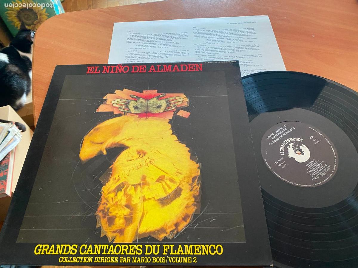 Disques de vinyle: EL NI&Ntilde;O DE ALMADEN. GRANDS CANTAORES DU FLAMENCO VOLUMEN 2. LP 1983 (B-49)