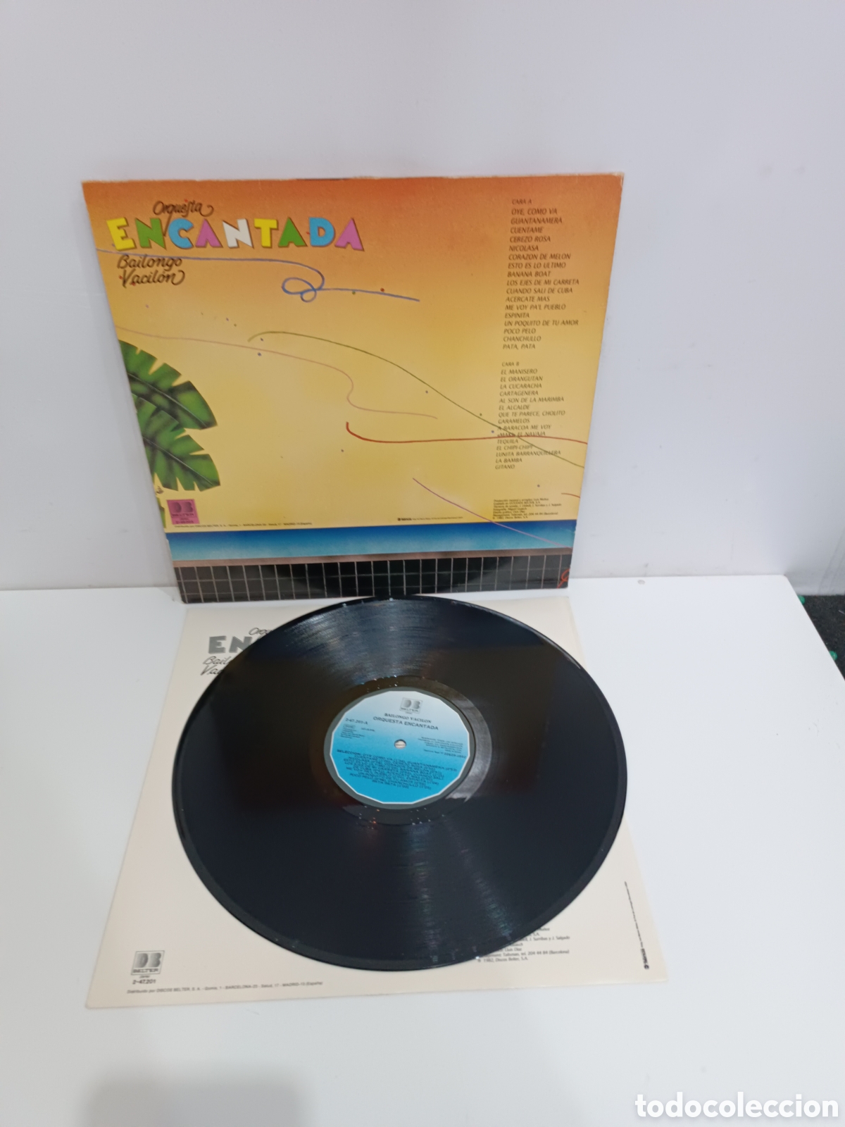 Discos de vinilo: ORQUESTA ENCANTADA BAILONGO VACILON LP ORIGINAL - Foto 3