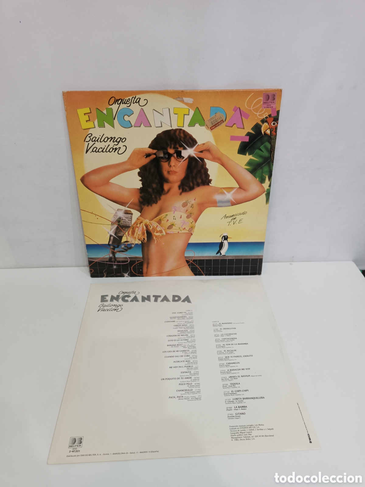 Discos de vinilo: ORQUESTA ENCANTADA BAILONGO VACILON LP ORIGINAL - Foto 1