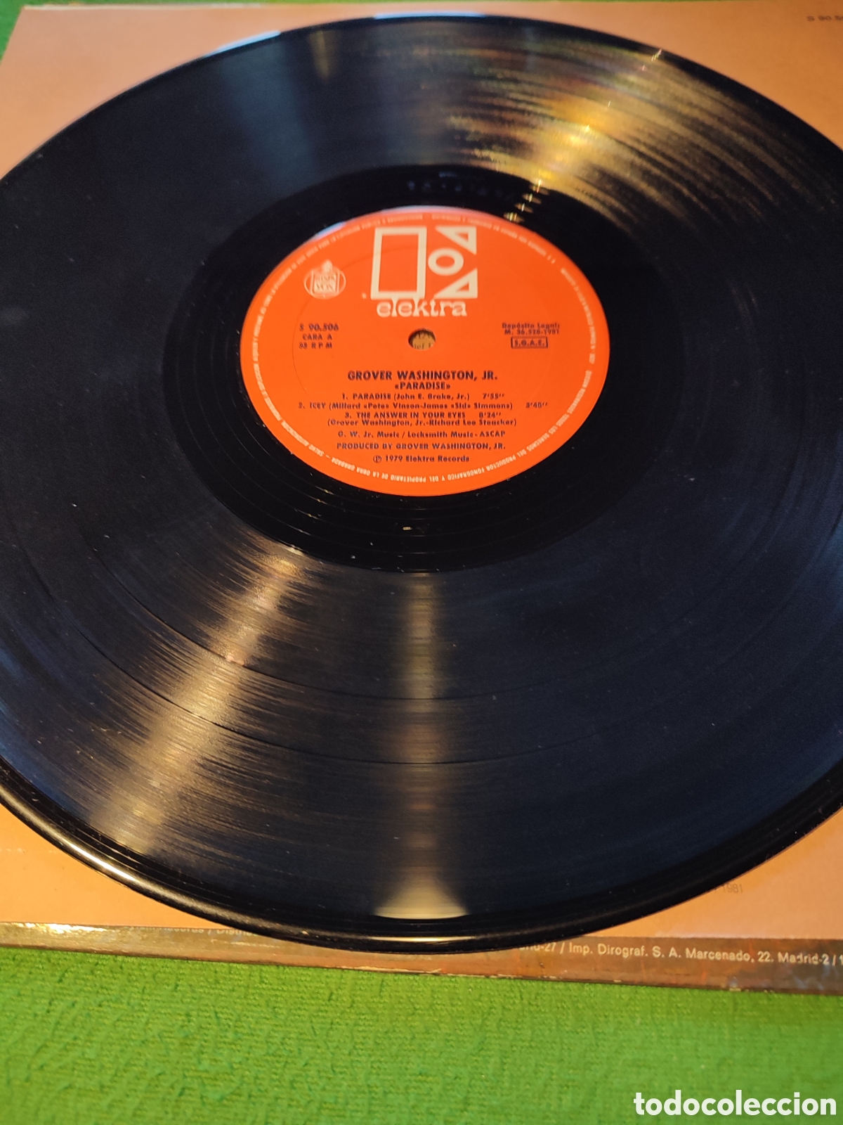 Discos de vinilo: Grover Washington JR - Paradise - Foto 3