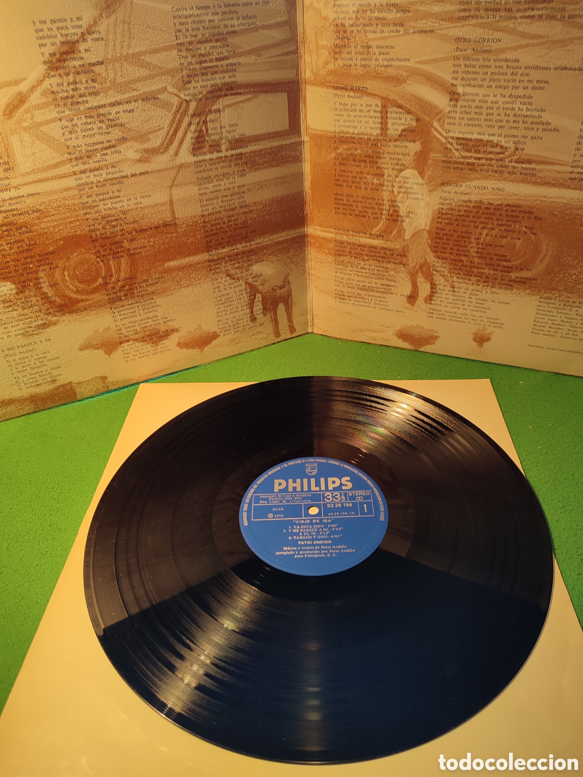 Discos de vinilo: Patxi Andion - Viaje de ida - Foto 2