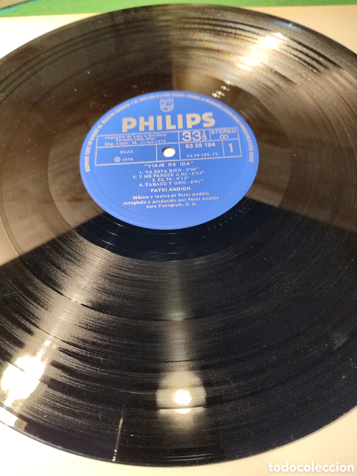 Discos de vinilo: Patxi Andion - Viaje de ida - Foto 3