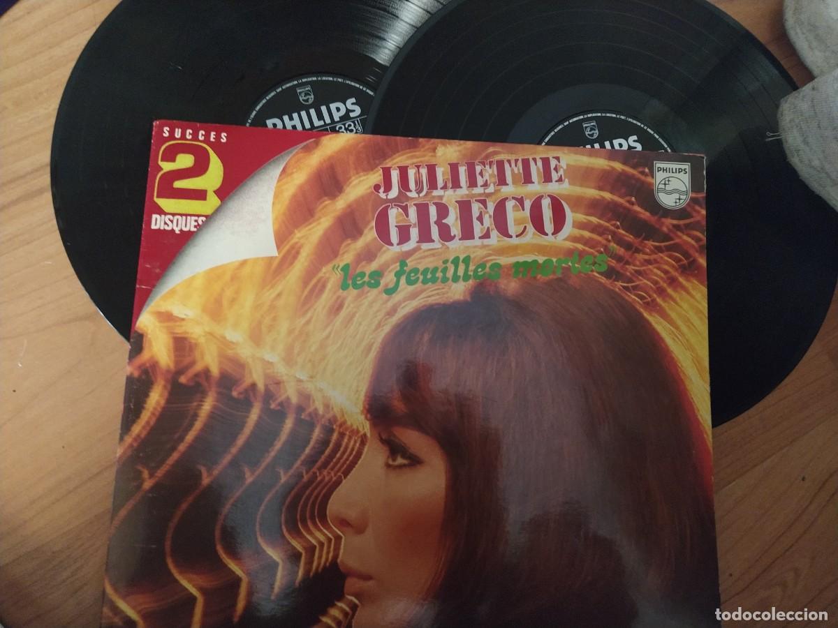 Discos de vinilo: Juliette GRECO doble LP Les Feuilles Mortes ( - Foto 1