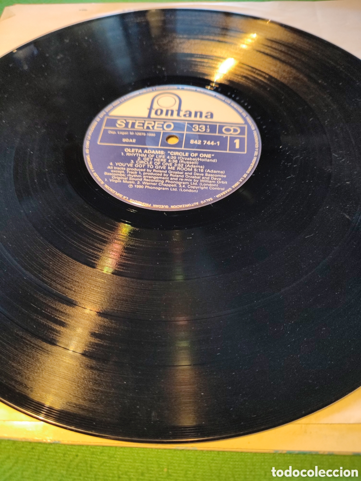 Discos de vinilo: Oleta Adams - Circle of one - Foto 3