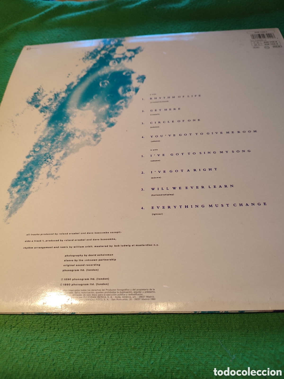 Discos de vinilo: Oleta Adams - Circle of one - Foto 4
