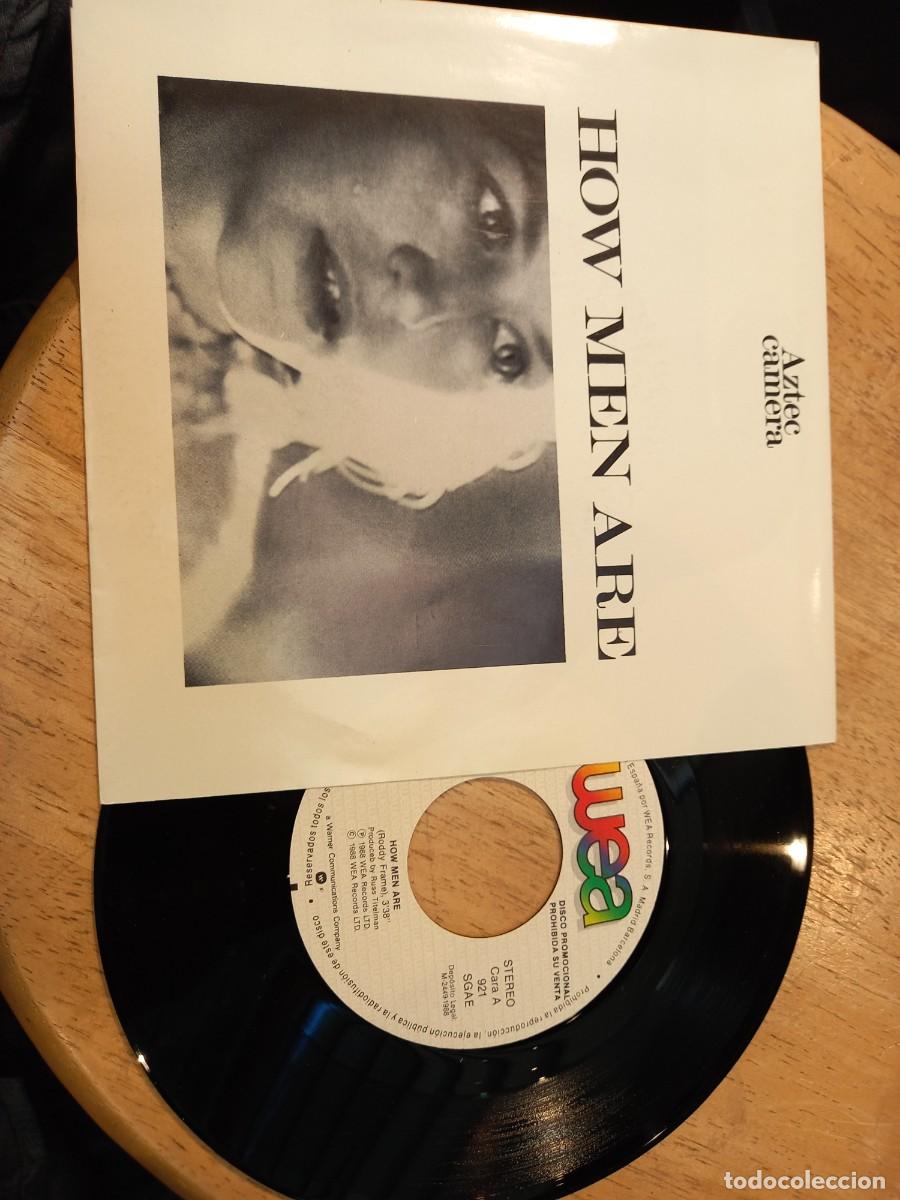 Discos de vinilo: AZTEC CAMERA - How Men Are - Spanish promo single. MINT - Foto 1