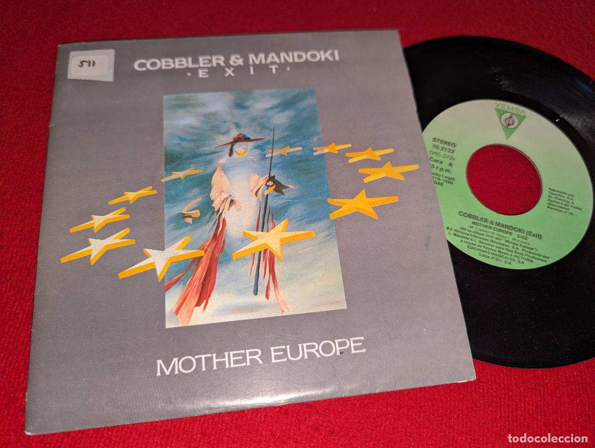 Disques de vinyle: COBBLER & MANDOKI Mother Europe/Can't you see me 7'' SINGLE 1990 VEMSA ESPA&Ntilde;A SPAIN