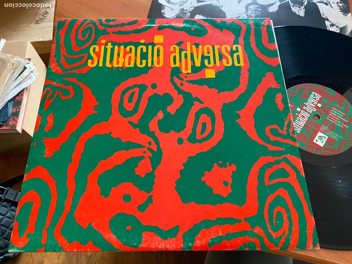 Discos de vinilo: SITUACIO ADVERSA LP ESPA&Ntilde;A 1992 (B-49) - Foto 2