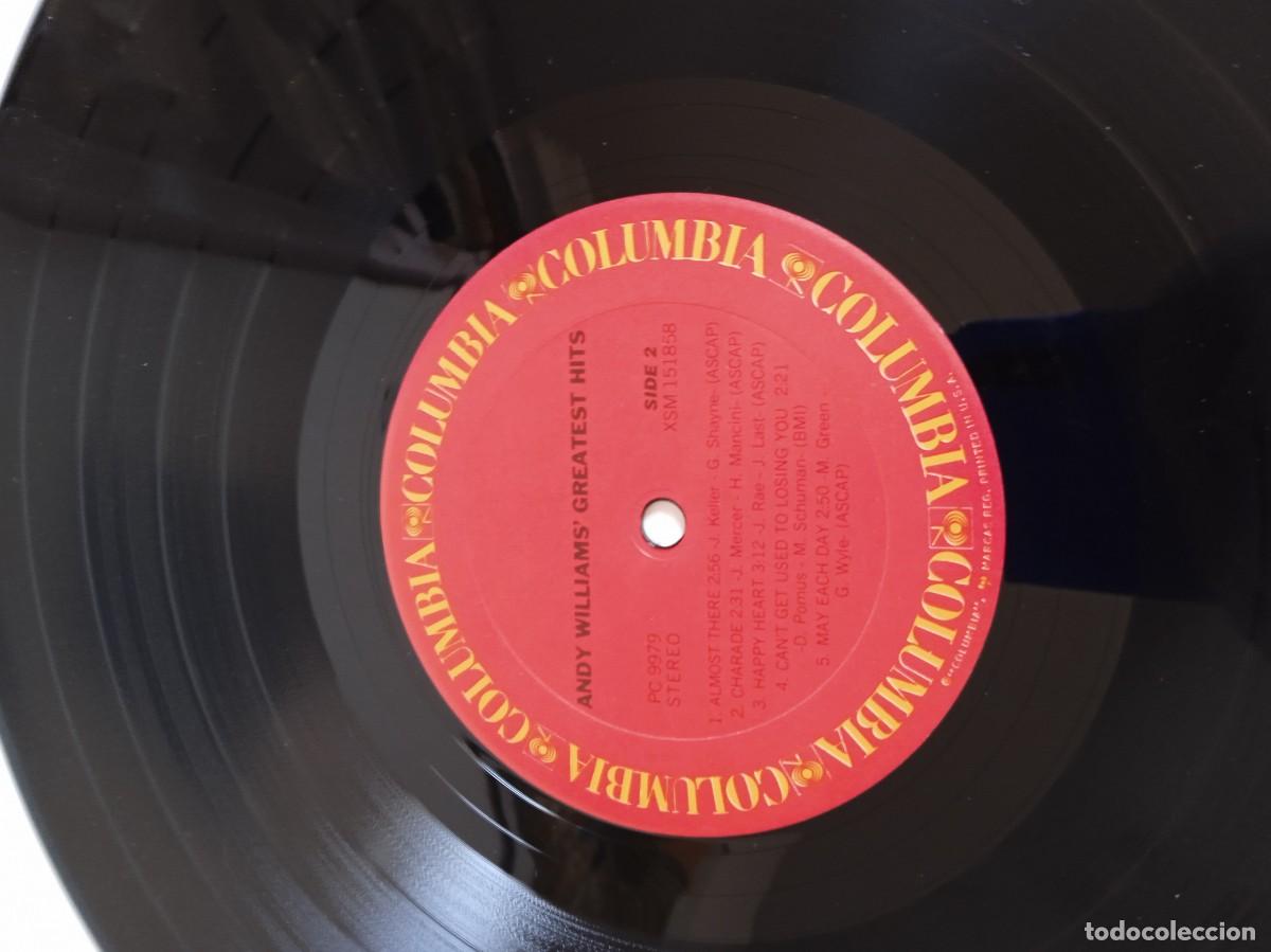 Discos de vinilo: ANDY WILLIAMS Greates Hits - Foto 3
